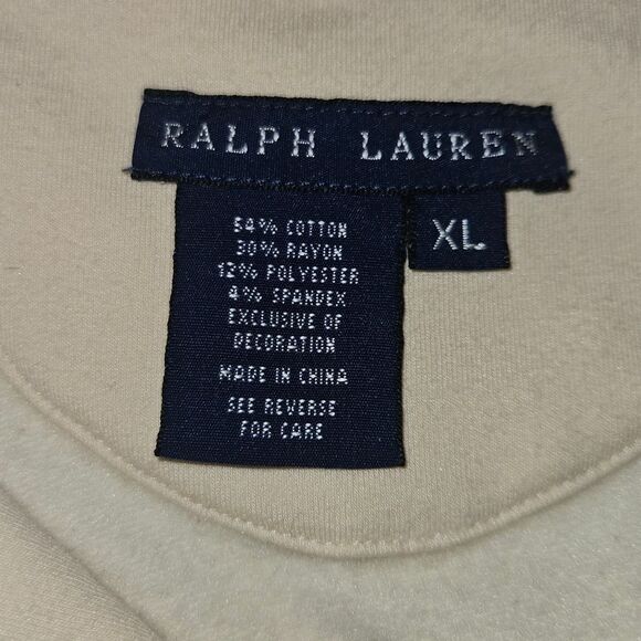 Ralph Lauren Women's Cream Suede Shoulder Military Button-down Blazer Si… - Picture 6 of 7